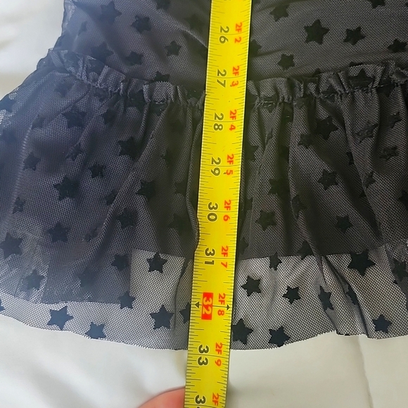 Elegant Black Starry Dress - Picture 6 of 8